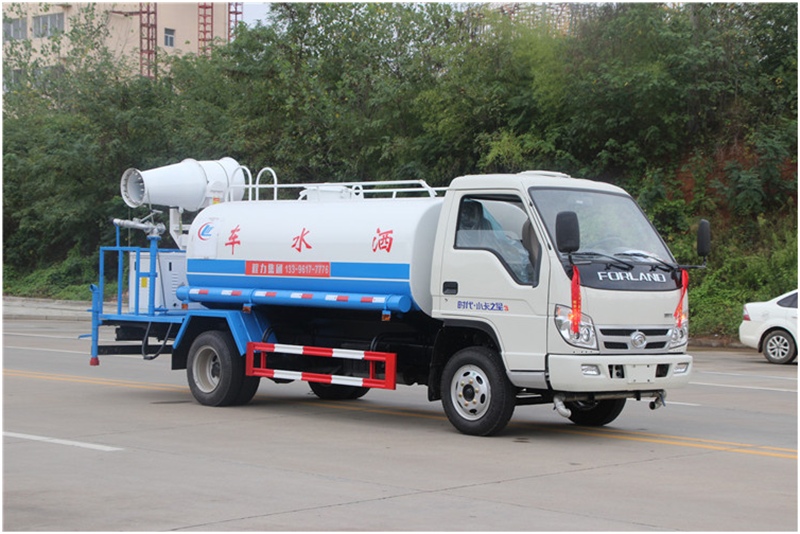 福田小卡之星蓝牌抑尘车▎2方雾炮车