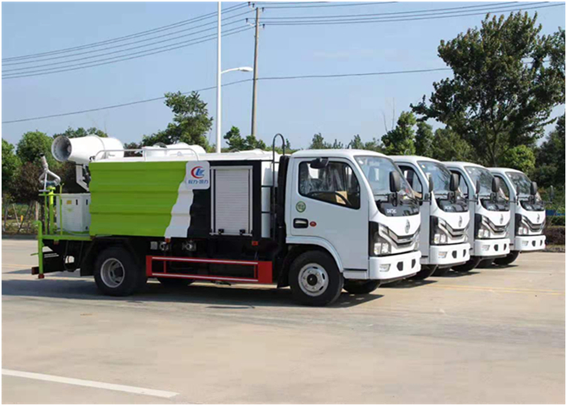 国六东风蓝牌抑尘车▎30米雾炮车