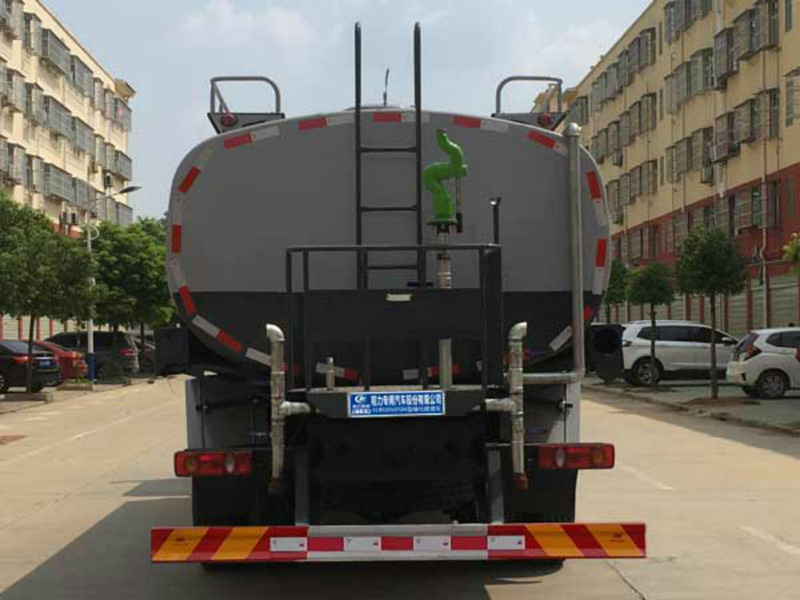 国六东风天龙后双桥绿化喷洒车