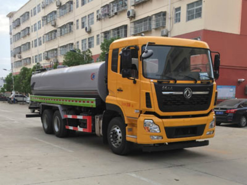 国六东风天龙后双桥绿化喷洒车