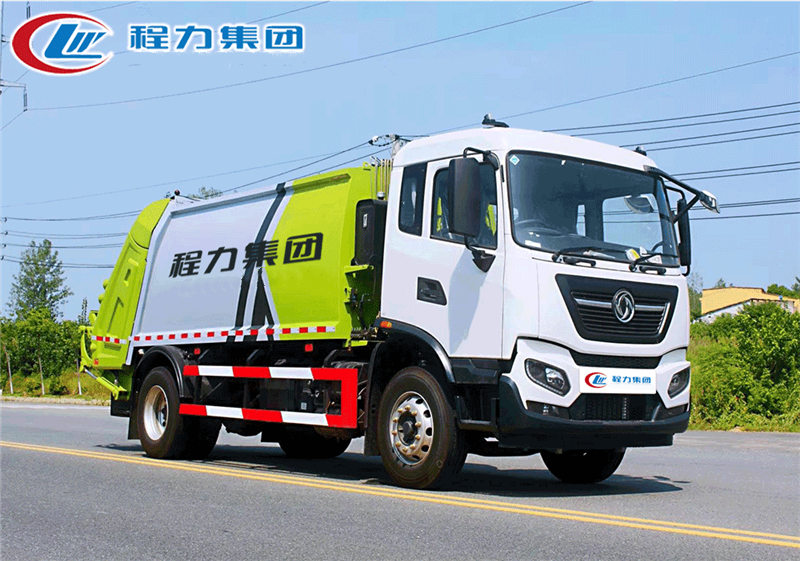 国六东风天锦14方压缩垃圾车