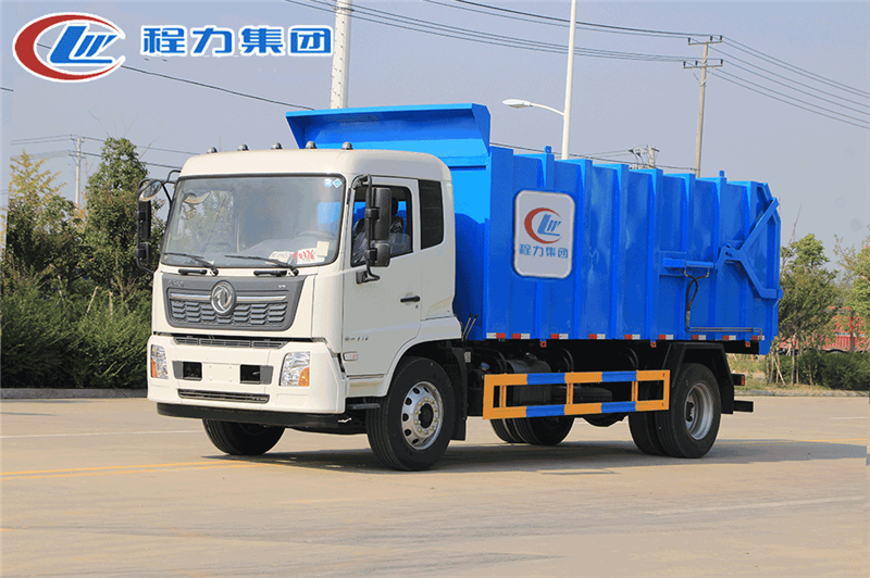 国六东风天锦对接垃圾车