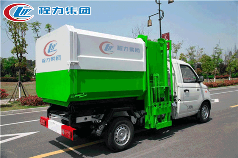 国六福田祥菱V挂桶垃圾车