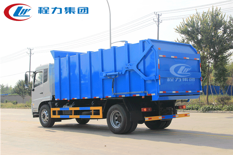 国六东风天锦对接垃圾车