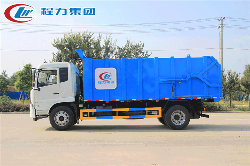 国六东风天锦对接垃圾车