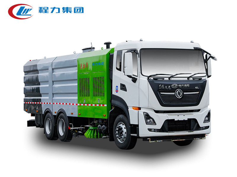 国六东风天龙后双桥22方洗扫车