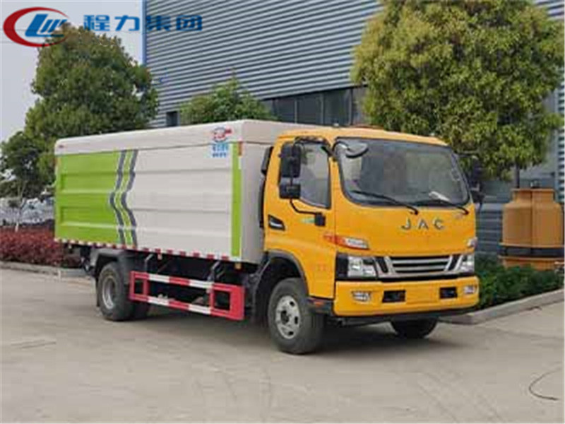 国六江淮密闭式桶装垃圾车
