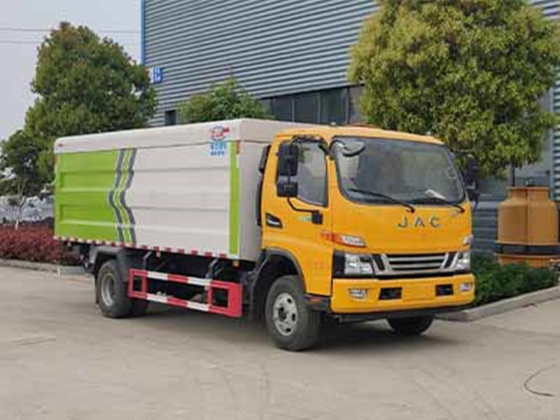 国六江淮密闭式桶装垃圾车
