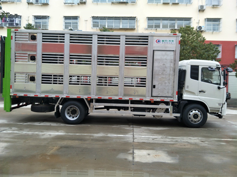 国六东风天锦畜禽运输车