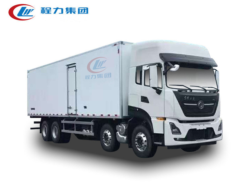 国六东风天龙前四后八冷藏车
