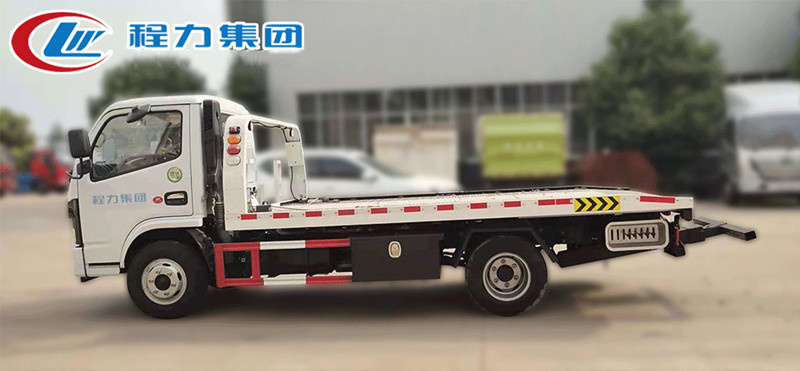 国六东风多利卡一拖二清障车