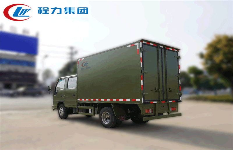 国六庆铃五十铃100P双排冷藏车