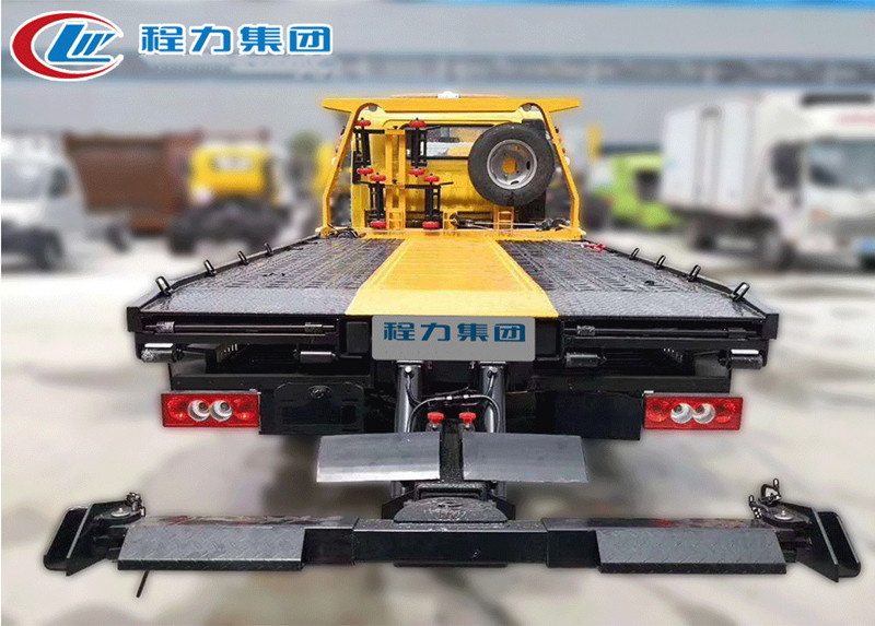 国六福田欧马可蓝牌一拖二清障车