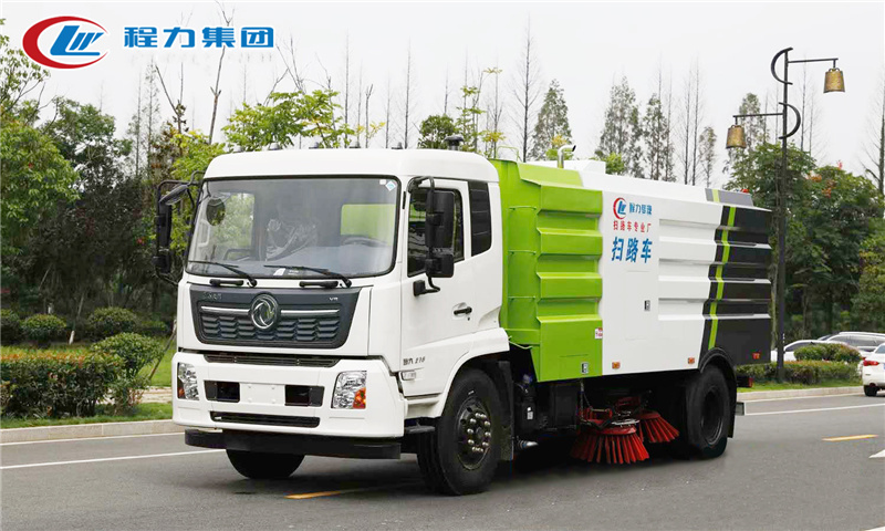 国六东风天锦12方扫路车