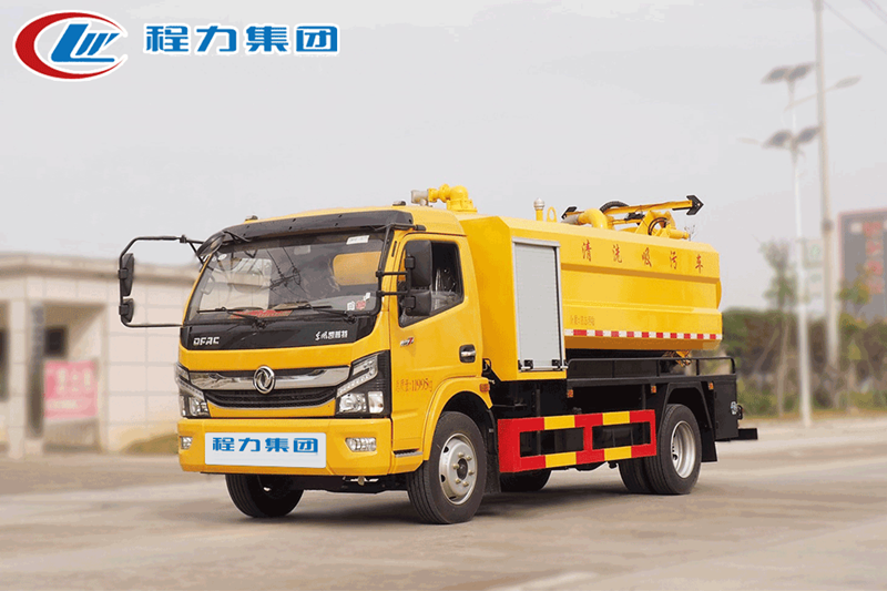 国六东风凯普特清洗吸污车