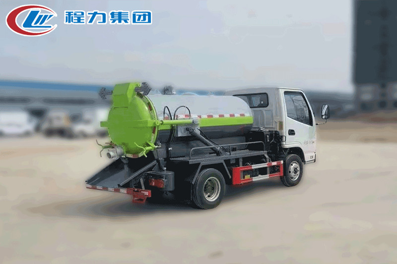 国六凯马2方蓝牌吸污车