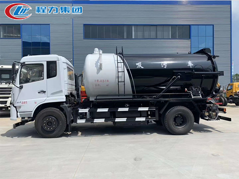 国六东风专底吸污车